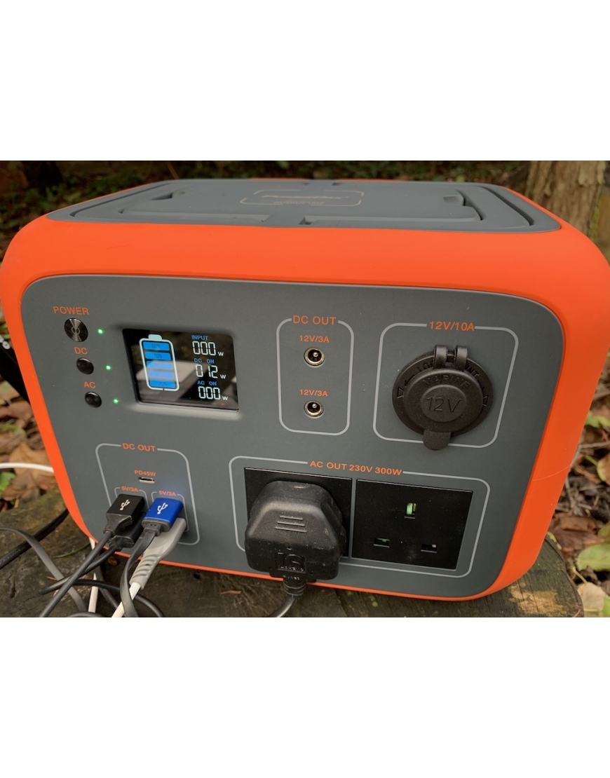 ThunderVolt SmallGenny Portable Solar Generator | Workstation + Solar Charger Kit
